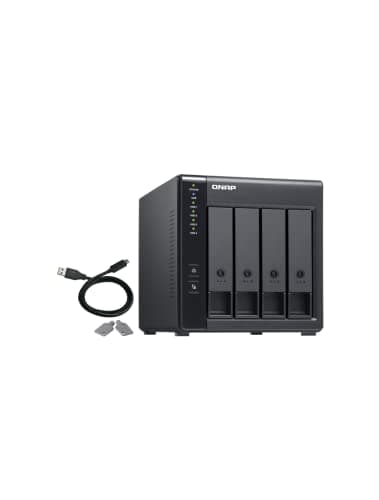 QNAP TR-004 4 Bay USB Type-C Direct Attached Storage (DAS) with hardware RAID (Diskless)