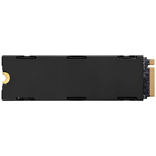 Corsair MP600 PRO LPX 1TB M.2 NVMe PCIe x4 Gen4 SSD - Optimised for PS5 (Up to 7,100MB/sec Sequential Read & 5,800MB/sec Sequential Write Speeds, High-Speed Interface, Compact Form Factor) Black