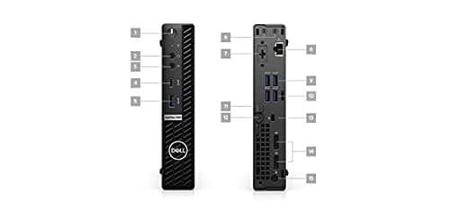 Dell Optiplex 7090 Micro Desktop | Core i7-10700T - 512GB SSD Hard Drive - 16GB RAM | 8 cores @ 4.5 GHz Win 11 Pro Black (Renewed)