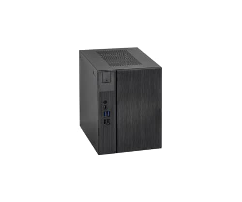 ASRock DeskMeet X600 Barebone Kit - AM5, Ryzen 9000/8000/7000, DDR5-7200+, PCIe 4.0 x16, Dual M.2 (Gen5+Gen4), USB4, 500W PSU, 8L Compact (No CPU/RAM/Storage)