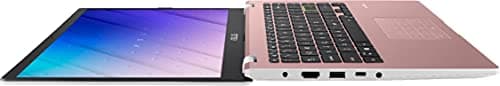 ASUS 2022 14" Thin Light Business Student Laptop Computer, Intel Celeron N4020 Processor, 4GB DDR4 RAM, 320 GB Storage, 12Hours Battery, Webcam, Zoom Meeting, Win11 + 1 Year Office 365, Rose Gold