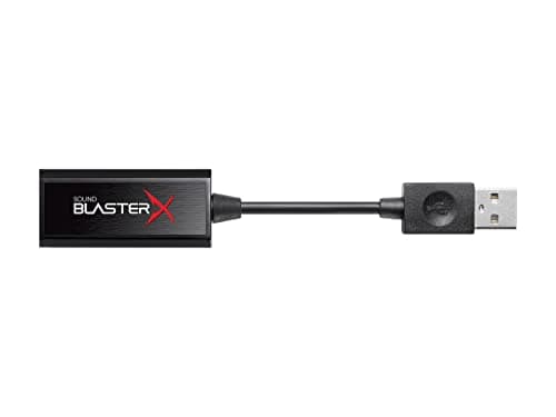 Creative Sound BlasterX G1 7.1 Portable HD Gaming USB DAC and Sound Card (70SB171000000)
