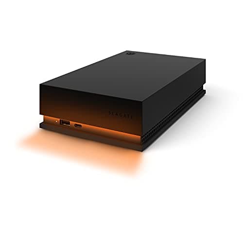 Seagate FireCuda Gaming Hub External Hard Drive HDD 8TB - USB 3.2, Customizable RGB LED lighting, Dual forward-facing USB for Desktop PC with Rescue Services (STKK8000400)