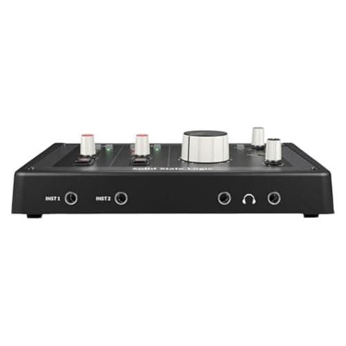 Solid State Logic SSL 2 MKII 2 x 2 USB Audio Interface with Dual Pro-Grade Headphone Outputs, Next-Gen Converters, and 4K Analogue Enhancement