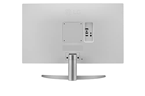LG 27UP600-W 27" 4K UHD IPS Monitor, DCI-P3 95%, 5ms (GTG), HDMI, VESA DisplayHDR 400, AMD FreeSync, Black Stabilizer, OnScreen Control, Reader Mode, White