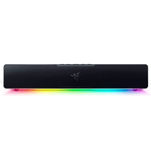 Razer Leviathan V2 X PC Soundbar with Full-Range Drivers - Compact Design - Chroma RGB - USB Type C Power and Audio Delivery - Bluetooth 5.0 - for PC, Laptop, Smartphones, Tablets & Nintendo Switch