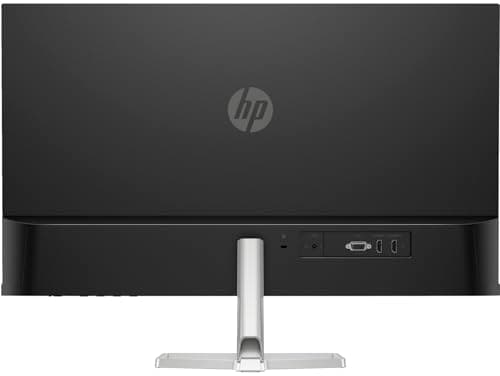 HP Series 5 527sf Monitor (Replaces Model M27h) 94F44AA#ABA w/Docztorm Dock, 27" FHD IPS (1920x1080) Display, 2x HDMI, 1x VGA, Flicker-free, Ideal for Home & Business, Black/Silver (2024 Latest Model)