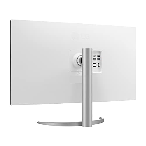 LG 32UP83AK-W 32-inch Ultrafine 4K UHD (3840 x 2160) IPS Computer Monitor, 60Hz, HDR10, Built-in Speaker, Reader Mode, HDMI, DisplayPort, USB Type-C 60W PD, Tilt/Height/Pivot Adjustable Stand, White