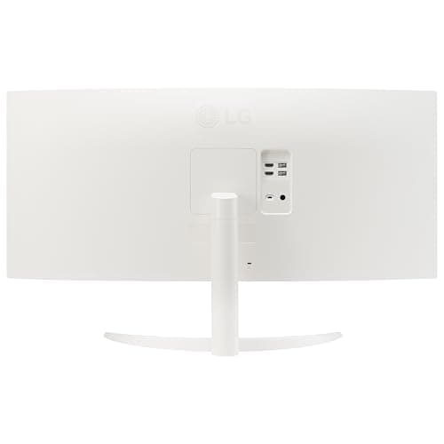 LG 34SR63QA-W 34 inch Smart Curved Monitor with Streaming TV, QHD 1440p, UltraWide Screen, USB Type-C 65W PD, 1800R, webOS, HDR10, 100Hz, Built-in Speaker, AirPlay2, Screen Share, Bluetooth, White