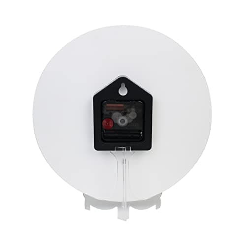 Bolaz Wall Clocks Decorative Bedroom Silent Living Room Desktop Photographer Tabletop Shelf Clocks Round Battery Operated 10 Inch Non-Ticking