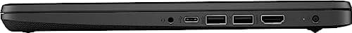 HP 14" Laptop for Student and Business Stream Ultral Light, Intel Quad-Core Processor, 16GB RAM, 128GB Storage(64GB eMMC+64GB Ghost Manta SD Card), 1-Year Office 365, Webcam, Long Battery Life, Win11