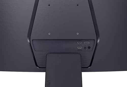 LG 27GS60QC-B Ultragear Curved Gaming Monitor 27-Inch QHD (2560x1440) 180Hz 1ms 1000R AMD FreeSync HDR10 HDMIx2 DisplayPort Borderless Design Black Stabilizer DAS Crosshair FPS Counter - Black