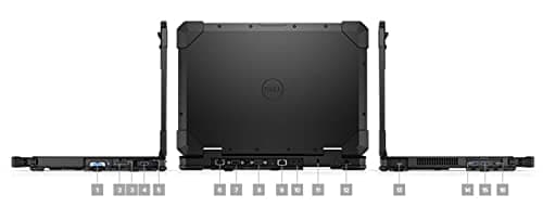 Dell Latitude Rugged 5420 Laptop | 14" 1920x1080 FHD | Core i7-8650U - 2TB SSD Hard Drive - 32GB RAM - AMD Radeon RX 540 | 4 cores @ 4.2 GHz - 4GB GDDR5 Win 11 Pro Black (Renewed)