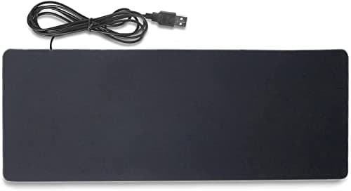 sungwoo Foldable Silicone Keyboard USB Wired Waterproof Rollup Keyboard for PC Notebook Laptop (All Black)
