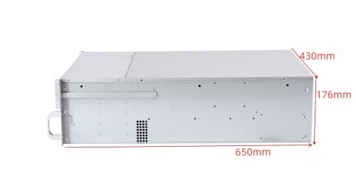 4U Rackmount Server Case Chassis with 24 Hot-Swappable SATA/SAS Drive Bays