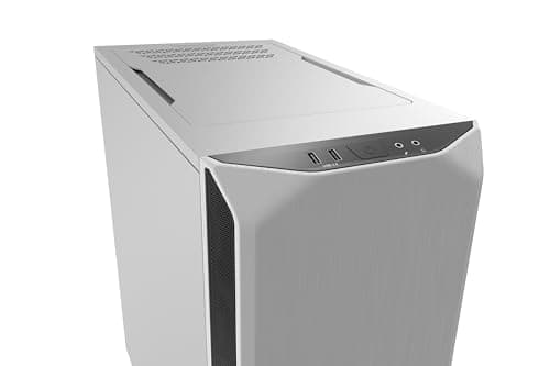 be quiet! Pure Base 500 ATX Midi Tower PC Case | Two Pre-Installed Silent Wings 2 Fans| White | BG035