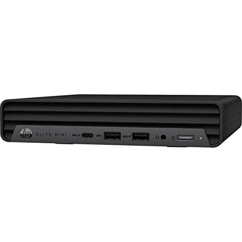 HP Elite Mini 800 G9 MFF Business Desktop Computer, 14th Gen Intel 24-Core i9-14900 up to 5.8GHz, 64GB DDR5 RAM, 4TB PCIe SSD, WiFi 6, RJ-45, DisplayPort, Type-C, HDMI, Windows 11 Pro, Vent-Hear