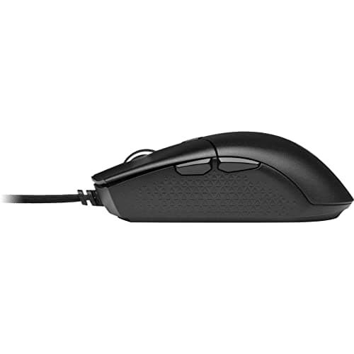 Corsair Katar Pro XT Ultra-Light Gaming Mouse- 18k DPI PixArt Optical Sensor- RGB Scroll Wheel Lighting- 6 Programmable Buttons- Lightweight Paracord Cable,Black