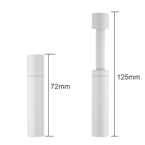 GPU Support Bracket White, Graphics Card Support, GPU Bracket Brace, Video Card Sag Holder Bracket with Magnet, GPU Stand, Adjustable Anti Sag GPU Stand Aluminum 72-125mm White