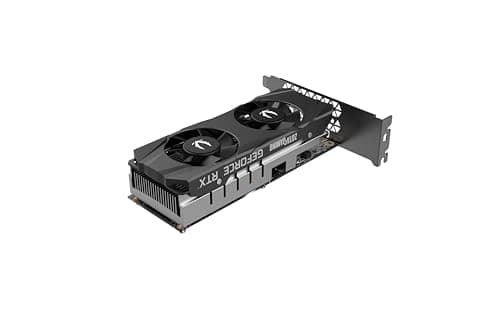 ZOTAC Gaming GeForce RTX 3050 6GB GDDR6 Low-Profile 96-bit 14 Gbps PCIE 4.0 Super Compact Gaming Graphics Card, ZT-A30510L-10L