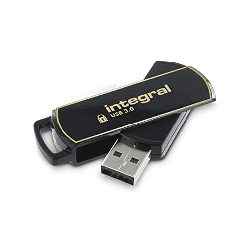 32GB Secure 360 Encrypted USB3.0 Flash Drive (256-bit AES Encryption)