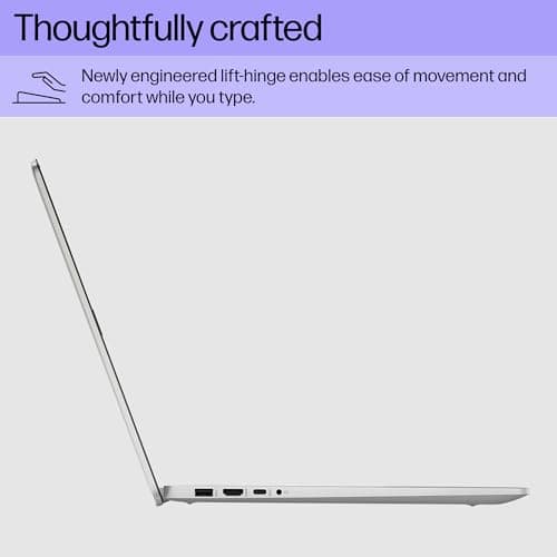 HP 17.3 inch Laptop, FHD Display, Intel Core i5-1334U, 16 GB RAM, 512 GB SSD, Intel Iris Xe Graphics, Windows 11 Home, Natural Silver, 17-cn3399nr