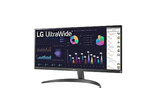 LG 29WQ500 29-Inch UltraWide FHD IPS HDR10 Monitor with AMD FreeSync, Dynamic Action Sync, and Low Latency for Gaming (Black)