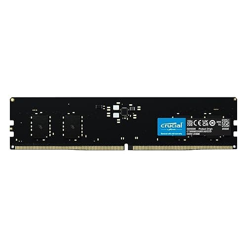 Crucial 16GB DDR5 RAM Kit (2x8GB), 5600MHz Desktop Memory, UDIMM 288-Pins, Compatible with Intel Core and AMD Ryzen 7000 - CT2K8G56C46U5