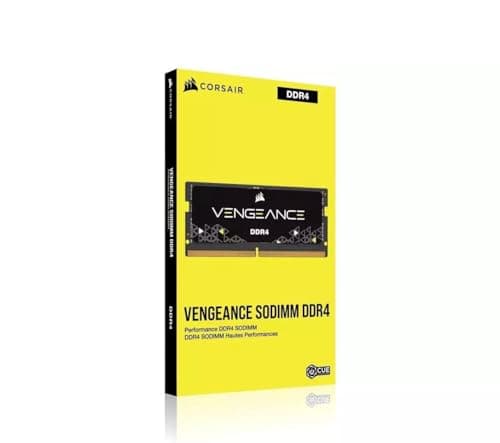 CORSAIR Vengeance SODIMM DDR4 RAM 16GB (1x16GB) 3200MHz CL22-22-22-53 1.2V Intel AMD Laptop Notebook Memory - Black (CMSX16GX4M1A3200C22)