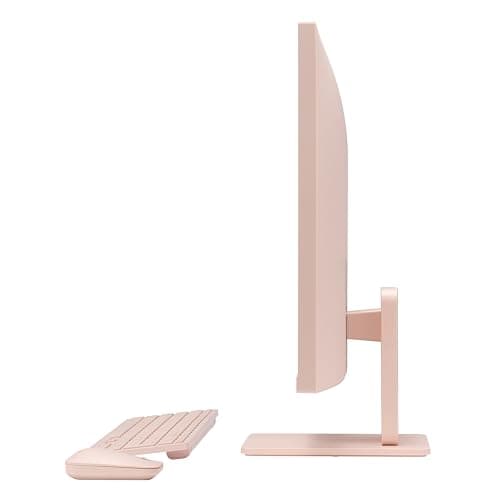 LG 27SR5BF-P 27-inch FHD (1920x1080) Smart Monitor with Streaming TV, webOS, Wireless Keyboard, Mouse, HDR10, IPS Display, webOS, Speaker, ThinQ App, Remote Control, Pink