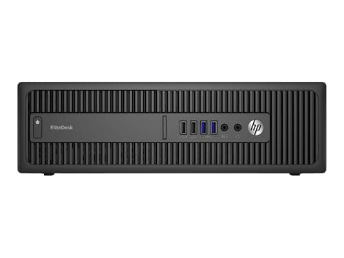 HP EliteDesk 800 G2 SFF Desktop PC Intel Core i5 6th Gen 3.20GHz 16GB RAM 512GB SSD HD Graphics 530 4K / 3-Monitor Support Display Port AC Wi-Fi Bluetooth Windows 11 Pro (Renewed)