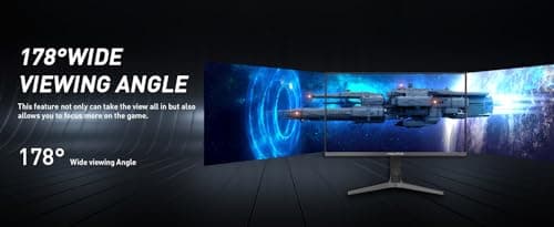 Haurve 32” UHD 4K 144Hz Gaming Monitor with Height Adjustable Stand, PD 90W, HDMI 2.1, DP 1.4, USB-C, RGB, Speakers, 0.5ms, 3840X2160 Display, (HG3214K)