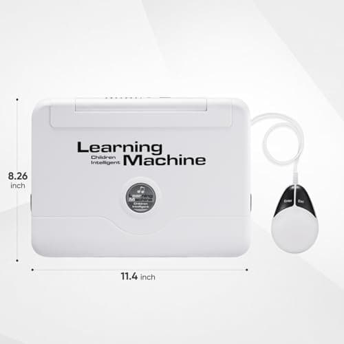 LESHITIAN Kids Laptop - 80 Learning Modes to Learn Alphabet, Words, Mathematics, Play Games and Music - Toy for Children Ages 5+