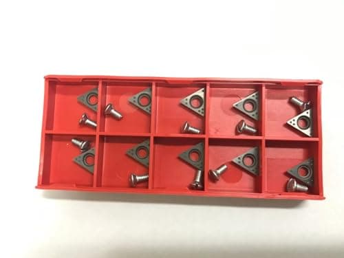 10 pcs Replacement Bits Positive Rake Carbide Bit - 221-640-3 - BL4606 - Carbide Brake Lathe Bits Cutters