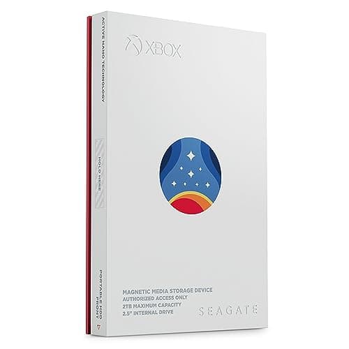 Seagate FireCuda Gaming HDD 2 TB, draagbare externe harde schijf, PC Gaming, Starfield Special Edition, USB 3/2, Data Rescue Service (STMJ2000400)