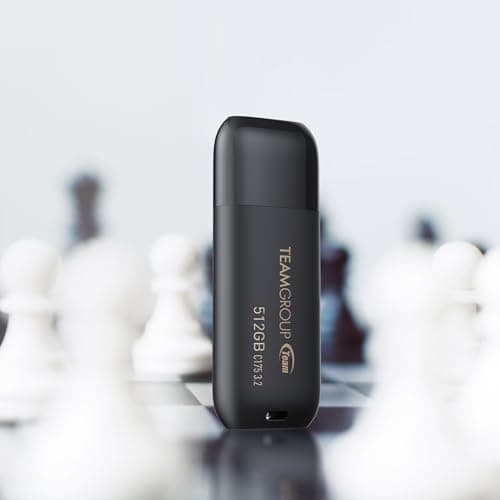 TEAMGROUP C175 1TB USB 3.2 Gen 1 (USB 3.1/3.0) Read 100MB/s Flash Thumb Drive, External Data Storage Memory Stick Compatible with Computer/Laptop Matte Black TC17531TBB01