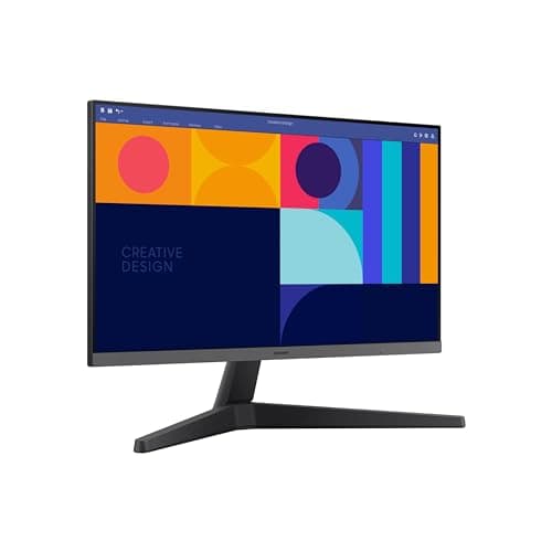 Samsung 24-Inch S33GC Series Business Essential Computer Monitor, IPS Panel, Tilt Only Display Stand, 100Hz, HDMI and DisplayPort, AMD FreeSync, Advanced Eye Care, LS24C332GANXZA, 2023