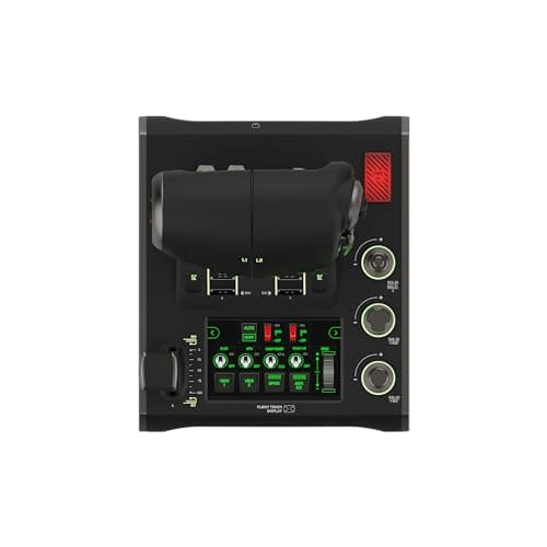 Turtle Beach VelocityOne Flightdeck Universal HOTAS Simulation System Joystick & Throttle for Air & Space Combat Simulation For Windows 10 & 11 PCs – Touch Display & Buttons, 139 Programmable Controls