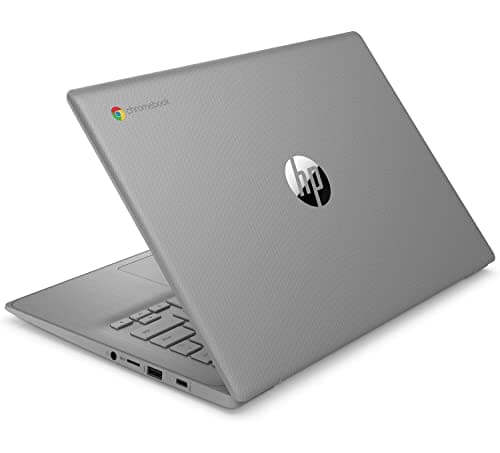 HP 14a-ne0013dx 14 Inch HD Chromebook Laptop Intel Celeron N4120 1.1GHz 4GB DDR4 RAM 64GB eMMC Intel UHD Graphics 600 Wi-Fi Bluetooth Webcam HDMI USB C Ports Chrome OS (Renewed)