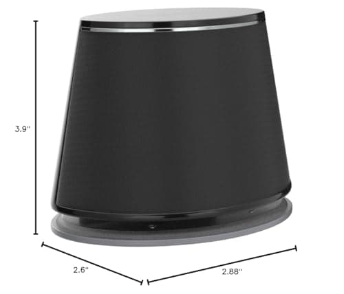 Amazon Basics Stereo 2.0 Speakers for PC or Laptop, 3.5mm Aux input, USB-Powered, 1 Pair, Black