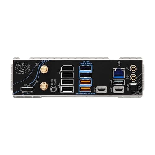ASRock AMD B850 Phantom Gaming Riptide WiFi 7 Socket AM5 Ryzen 9000/8000/7000 Series DDR5 8000+ (OC) MHz 256GB ATX Motherboard M.2 SATA3 6.0 Gb/s PCIe 5.0