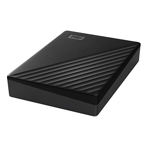 WD 5TB My Passport, Portable External Hard Drive, Black, backup software with defense against ransomware, and password protection, USB 3.1/USB 3.0 compatible - WDBPKJ0050BBK-WESN