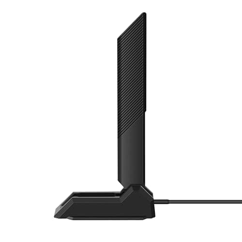 External WiFi 6 6E Tri-Band Antenna 6GHz 5.8GHz 2.4GHz Magnetic Base Replacement Antenna for PC Desktop Computer Asus Rog Strix Gigabyte Aorus Gaming WiFi Motherboard Card, Slinkdsco