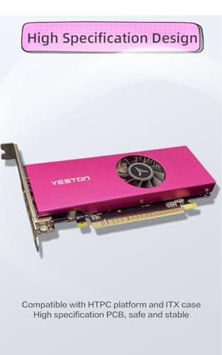 Yeston GeForce RTX 3050 6GB GDDR6 LP(Equipped with a Half Height Shifter) Graphics Cards pci Express 4.0 Video Cards Desktop Computer PC Video Gaming Graphics Card