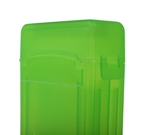 2.5 Inches SSD Hard Disk Drive Protection Storage Box Case For Solid State Disk, Pack of 3 Assorted Colors(Grey/White/Green)