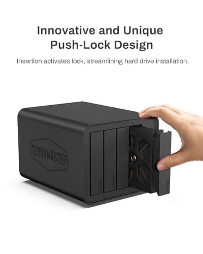 TERRAMASTER D4-320 External Hard Drive Enclosure - 4bay USB 3.2 Gen2 10Gbps Type-C USB Storage Hot Swappable Plug and Play (Diskless)