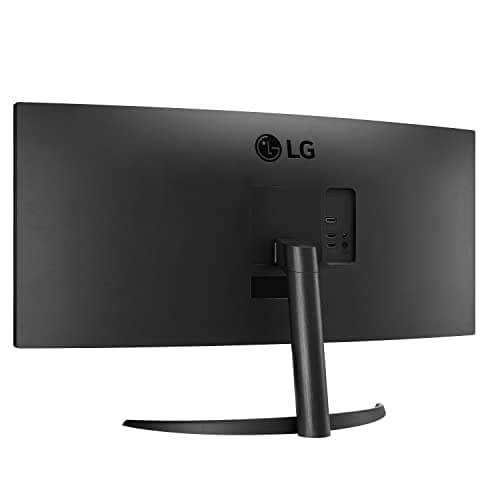 LG 34WP60C-B 34-Inch 21:9 Curved UltraWide QHD (3440x1440) Gaming Computer Monitor with 160Hz sRGB 99% Color Gamut and HDR 10, AMD FreeSync Premium and 3-Side Virtually Borderless Screen Tilt,Black