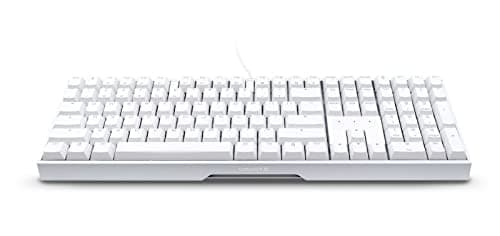 Cherry MX 3.0 S Wired Mechanical Gaming Keyboard. Aluminum Housing Built for Gamers w/MX Red Silent Switches. RGB Backlit Display Over 16m Colors. from The Makers of MX. Full Size. Pure White.