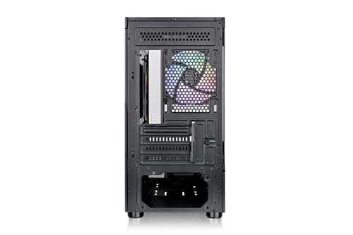 Thermaltake View 170 TG ARGB Black Micro-ATX Case; 3x120mm ARGB Fans Included; Supports Up to 280mm Radiator; Front & Side Dual Tempered Glass Panel; CA-1Z4-00M1WN-00; 3 Year Warranty