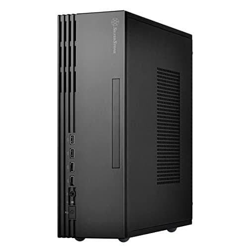SilverStone Technology Milo 11 Slim & Compact Micro-ATX enclousre for Office or Home Theater, Requires TFX PSU (Sold Separately), SST-ML11B